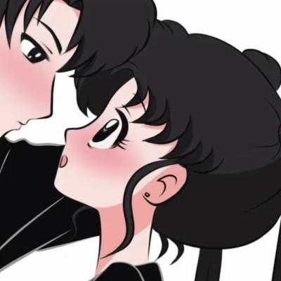 又欲又甜的情侣头像动漫一男一女
