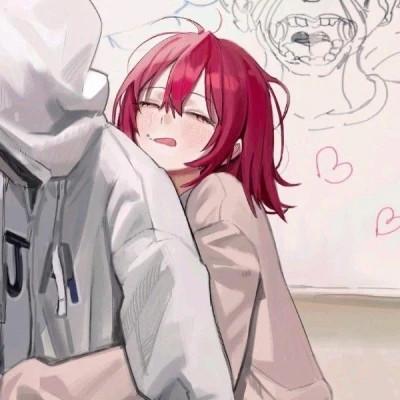 又欲又甜的情侣头像动漫一男一女