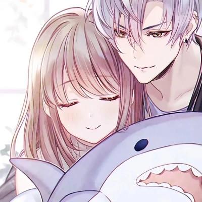 又欲又甜的情侣头像动漫一男一女