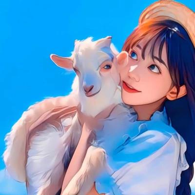 插画精致女生头像高清好看