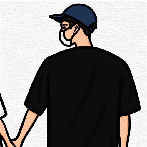 情侣头像一对一心一意浪漫高清图片