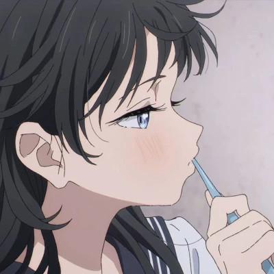 明日酱的水手服女生动漫头像图片