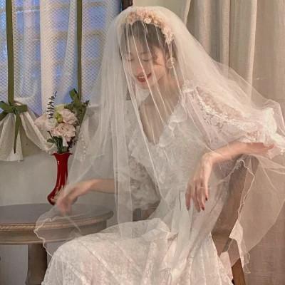 单人婚纱头像女 绝美的婚纱单人头像图片