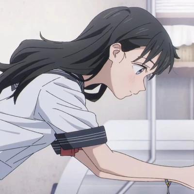 明日酱的水手服女生动漫头像图片