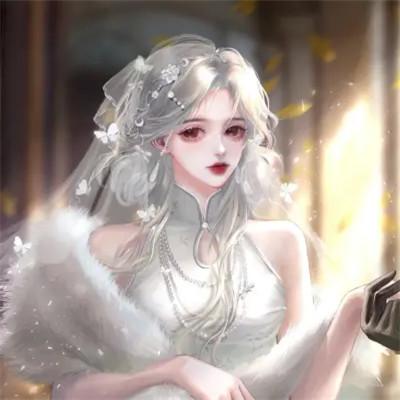 手绘头像女生唯美精致