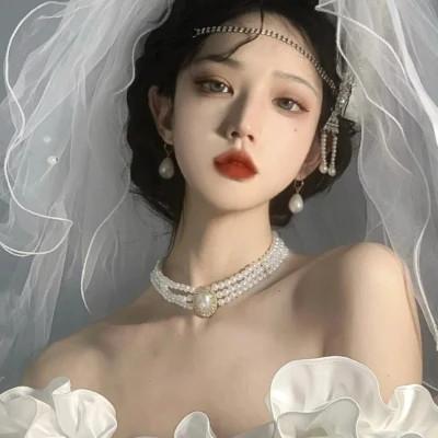 单人婚纱头像女 绝美的婚纱单人头像图片