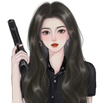 手绘头像女生唯美精致