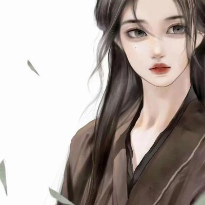 手绘头像女生唯美精致