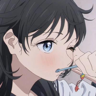明日酱的水手服女生动漫头像图片