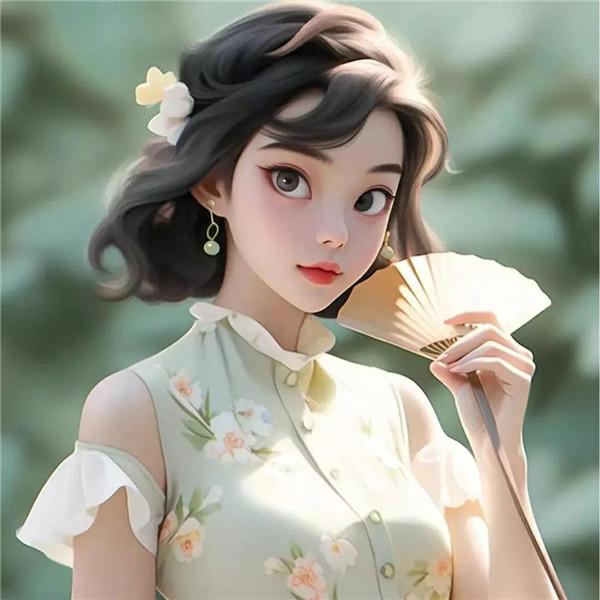 心动的漂亮动漫女生头像图片,好看