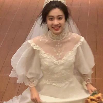 单人婚纱头像女 绝美的婚纱单人头像图片