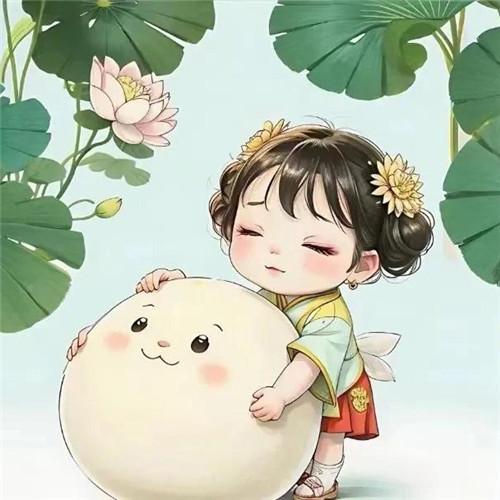可爱睡觉打瞌睡摆烂小女生头像图片
