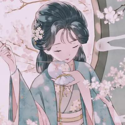 头像加背景图一套女生