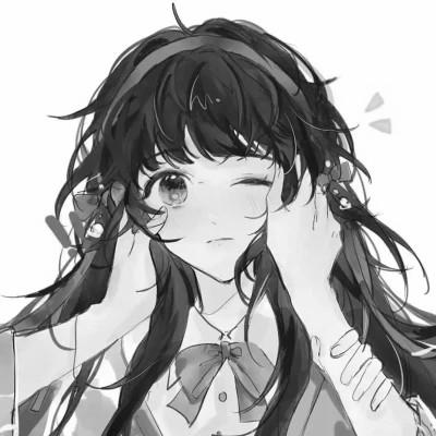 优质黑白动漫情头