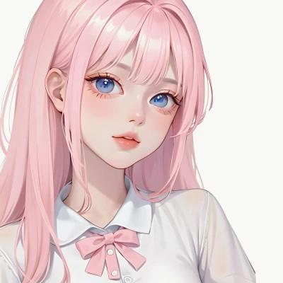 ai绘制女头像图片