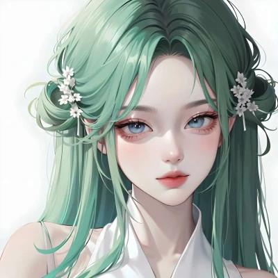 适合长期用的AI绘画女生头像