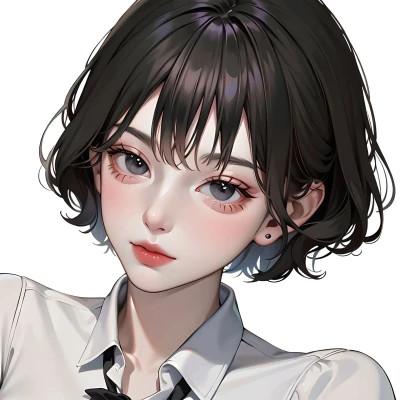 ai绘制女头像图片