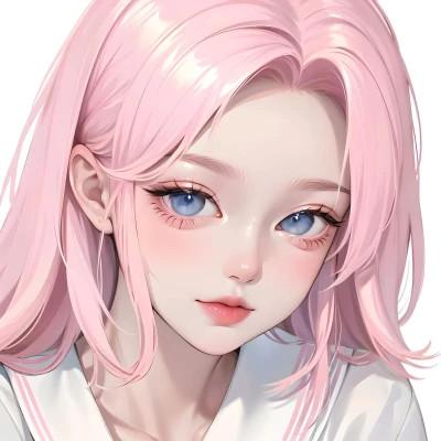 ai绘制女头像图片