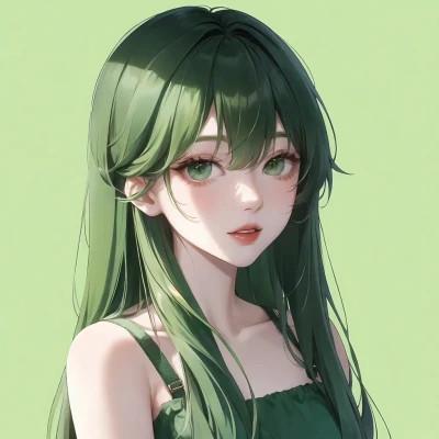 ai绘制女头像图片