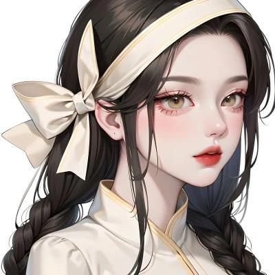 ai绘制女头像图片