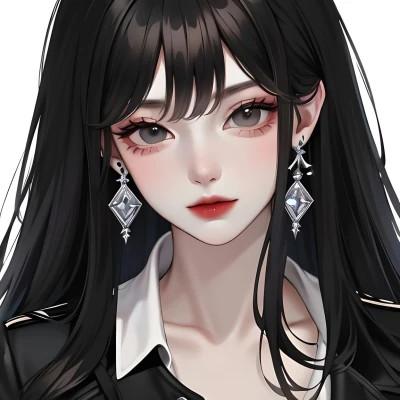 ai绘制女头像图片