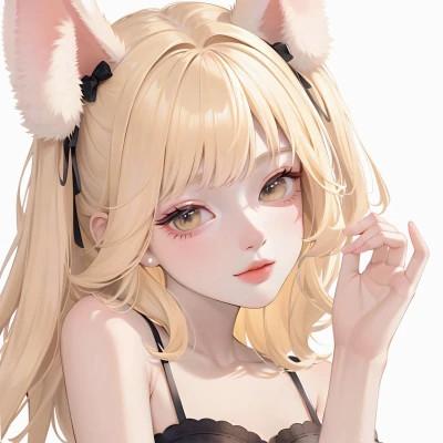 ai绘制女头像图片