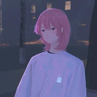 女生插画气质微信头像图片