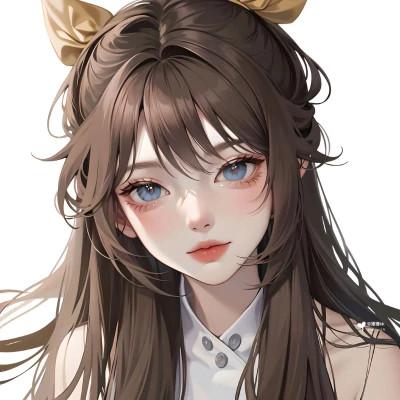 ai绘制女头像图片
