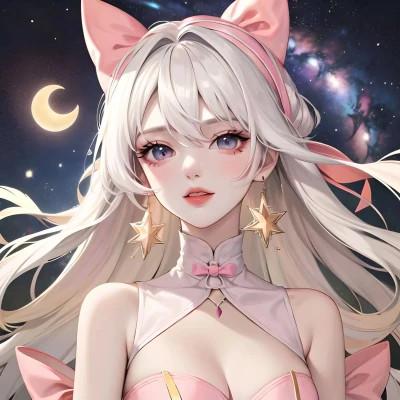 适合长期用的AI绘画女生头像