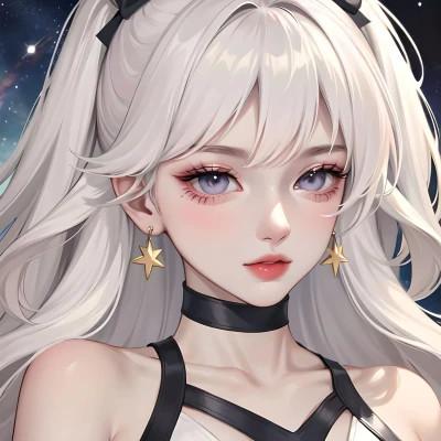 适合长期用的AI绘画女生头像