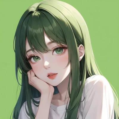 ai绘制女头像图片