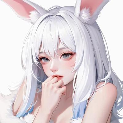ai绘制女头像图片