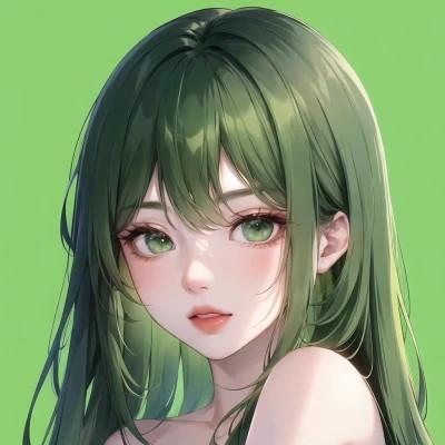 ai绘制女头像图片