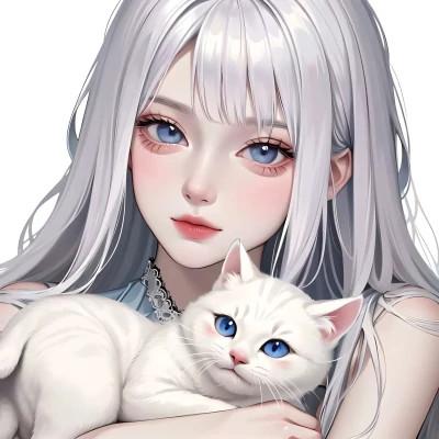 适合长期用的AI绘画女生头像