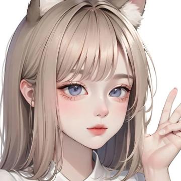 AI系动漫女生头像图片