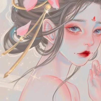 好看的手绘头像女生唯美