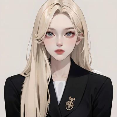 漫画头像女ai