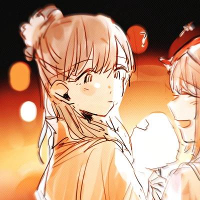 双女cp情侣头像