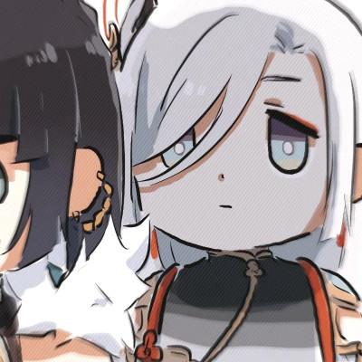 双女cp情侣头像
