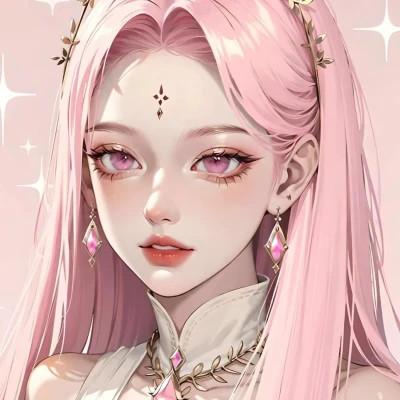 漂亮的手绘女头像
