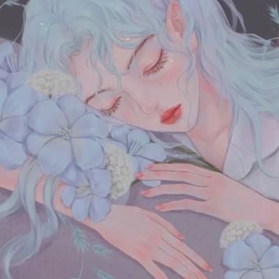 好看的手绘头像女生唯美