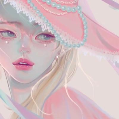 好看的手绘头像女生唯美