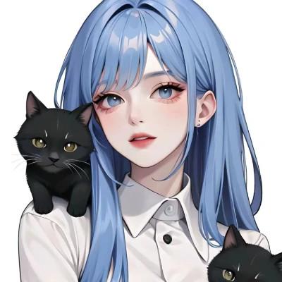 漫画头像女ai