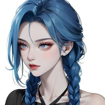 漫画头像女ai