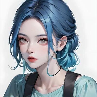 漫画头像女ai