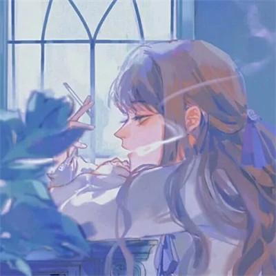丧女生头像小众高级动漫