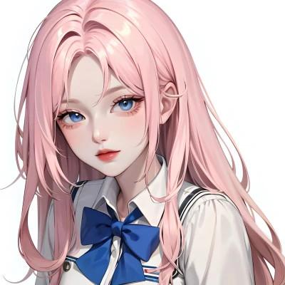 漫画头像女ai