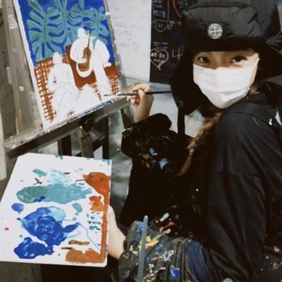 女生复古胶片风小众头像图片