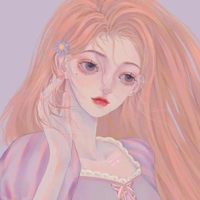 好看的手绘头像女生唯美