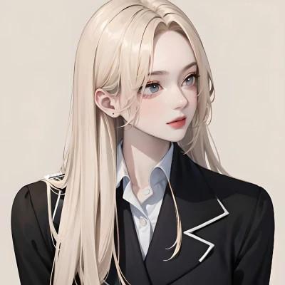 漫画头像女ai